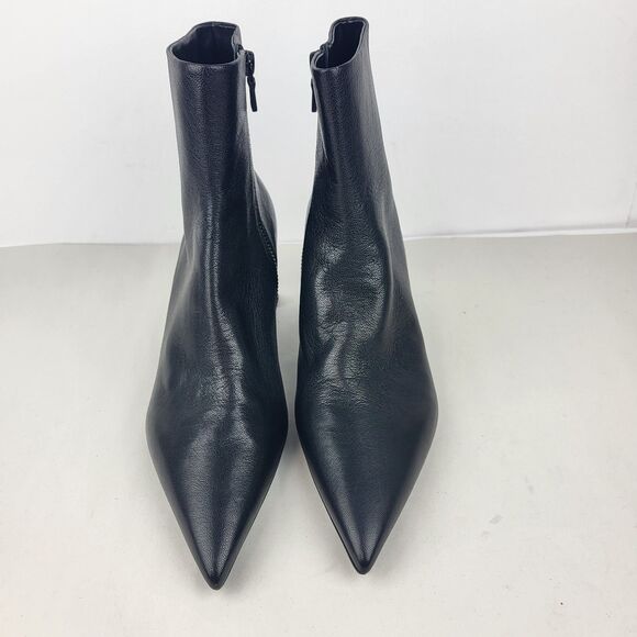 Rag & Bone Viva  Leather Ankle Boot Black Size 37 - Picture 6 of 14